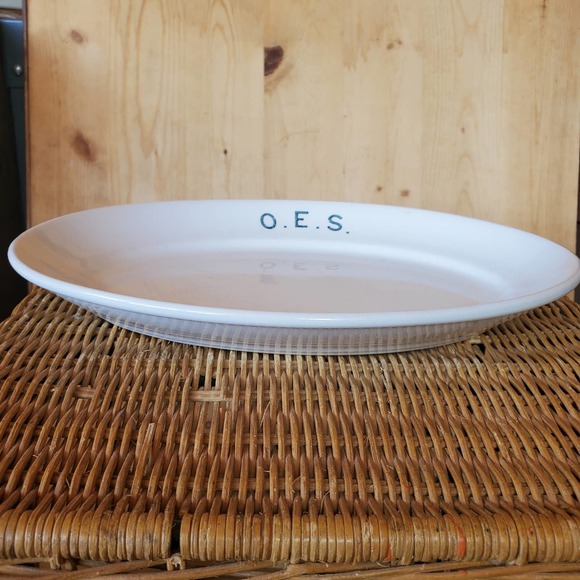 Antique Eastern Star OES serving dish 1909 - Picture 5 of 7